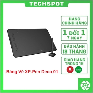 Bảng Vẽ Điện Tử XP-Pen Deco 01 V2 Android 6x10 Inch Lực Nhấn 8192 | Hàng Chính Hãng | Bảo Hành 18 Tháng