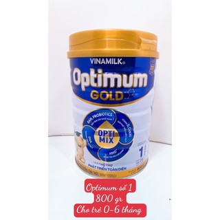 Sữa bột optimum gold 1 800g