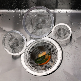 ✨️✨️Lưới lọc Inox thoát sàn phòng tắm, lọc lông tóc giúp thoát nước nhanh, Size5/7/9cm chống tắc nghẽn