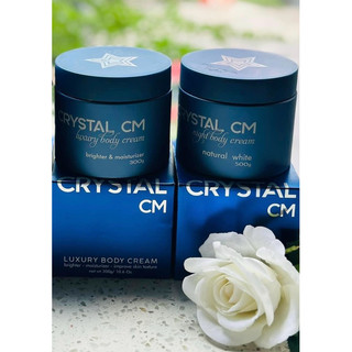 Combo kem dưỡng trắng da Crystal Cm Chu Hằng(kem ngày +kem đêm thủy phân)