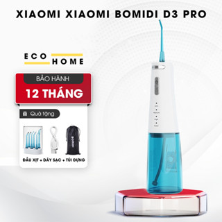 Máy tăm nước XIAOMI BOMIDI D3 PRO  máy tăm nước cầm tay làm sạch 7 chế độ dung tích 300ml Kèm 6 đầu phun