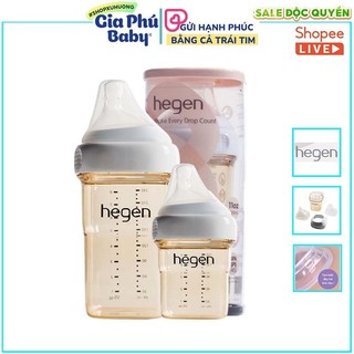 Bình sữa hegen ppsu 60ml/150ml /240ml/330ml .full box hàng chính hãng