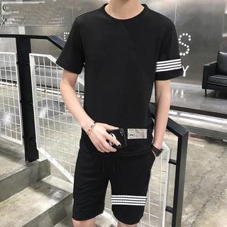 [ HÓT NHẤT 2024 ] Bộ thể thao bốn sọc mặc nhà Quần áo thun nam Đồ tập gym PHỐI SỌC NAM NỮ nhiều màu
