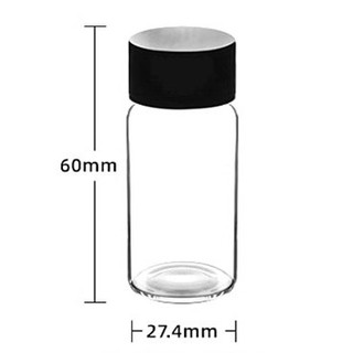 100 lọ thủy tinh 20ml trong suốt kèm nắp