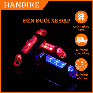 Đèn xe đạp LED hậu gắn sau xe đạp chống nước sạc bằng usb nhấp nháy cảnh báo an toàn ban đêm hàng chính hãng đủ phụ kiện