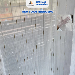  Rèm Voan Trắng Spa Rèm Ngăn Giường Spa Rèm Voan Lụa Trắng Xinh Cao Cấp Decor Phòng Xưởng May Thành Trinh TT17 
