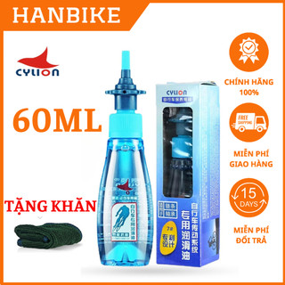 Dầu tra xích xe đạp CYLION bảo dưỡng xích líp xe đạp tặng khăn lau dùng được cho mọi loại xe dung tích 60ML chính hãng