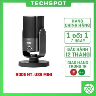 Micro Rode NT-USB Mini Livestream Cho Game Thủ, Giảng Dạy, Bài Đọc Youtube | Hàng Chính Hãng | Bảo Hành 12 Tháng