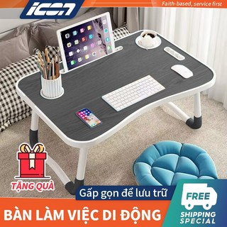 ICON Bàn gấp mini，bàn học gấp gọn,bàn học cho bé, bàn gấp gọn,bàn máy tính, bàn ăn gấp gọn 60x40x28