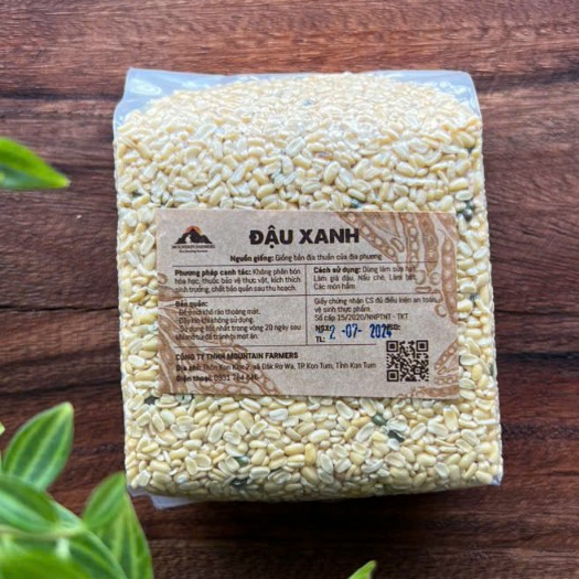 ĐẬU XANH VỠ ĐÔI ĐÃ BÓC VỎ MOUNTAIN FARMERS 500g (Ngày sản xuất 11/2/2026)