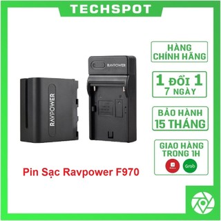 Bộ Pin Sạc Sony Ravpower NP-F970 RP-OBCF002 | Hàng Chính Hãng | Bảo Hành 15 Tháng