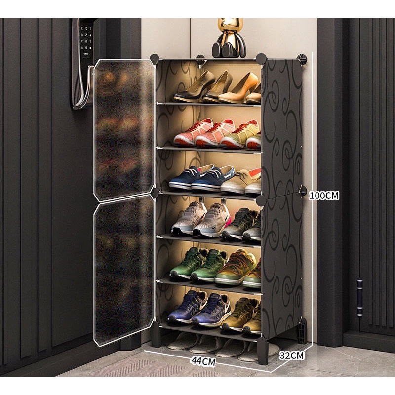 Siêu rẻ tủ giày nhựa lắp ghép đa năng 2-12 ngăn nhỏ( Bán lỗ thanh lý ).