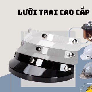 Lưỡi trai gắn mũ bảo hiểm Napoli, vành gắn nón 1/2, 3/4 đầu cao cấp 33