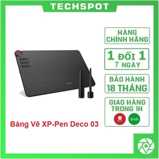 Bảng Vẽ Điện Tử XP-Pen Deco 03 10x6inch Wireless Lực Nhấn 8192 Dial | Hàng Chính Hãng | Bảo Hành 18 Tháng