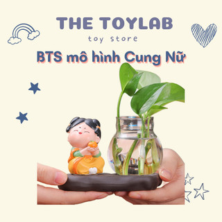 Bình thủy sinh mô hình Cung Nữ The ToyLab Cute dùng để trang trí bàn làm việc, phòng khách quà tặng