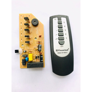 Vỉ mạch, bo mạch và điều khiển quạt trần 5 cánh VINAWIND chính hãng QT1500