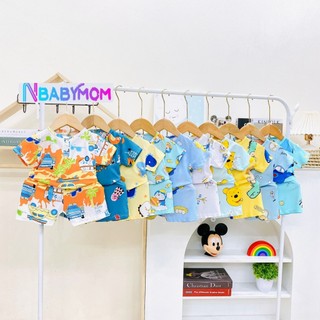 Bộ cộc bé trai, vải lanh lụa ( tole) loại 1 size 5-22 kg