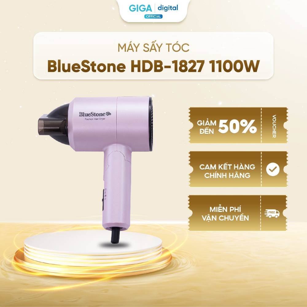 [VOUCHER 5%] Máy sấy tóc 1100W Bluestone HDB-1827