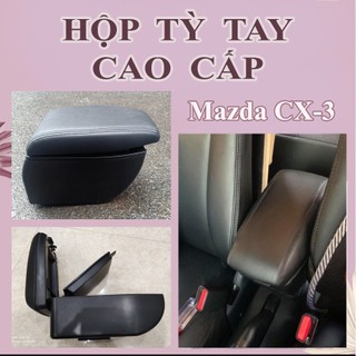 Hộp Tỳ Tay Cao Cấp Xe Mazda 2, CX3 2017-2021 có cổng sạc USB tiện lợi hàng loại 1
