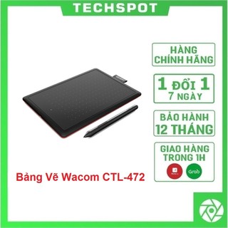 Bảng Vẽ Điện Tử Cảm Ứng One by Wacom CTL-472 Small | Hàng Chính Hãng | Bảo Hành 12 Tháng