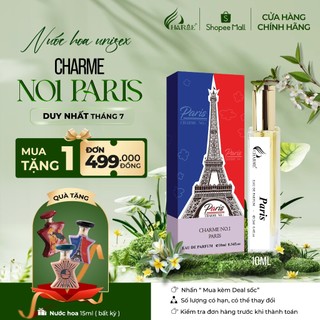 Nước Hoa Nữ CHARME N0.1 PARIS 10ml Lưu Hương Lâu Dịu Dàng, Bí Ẩn_Nước Hoa Chính Hãng