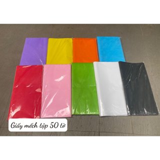 Giấy Mếch Gói Hoa Giấy Vân Long - Lên Bó Cực Xinh - Tập 50 Tờ