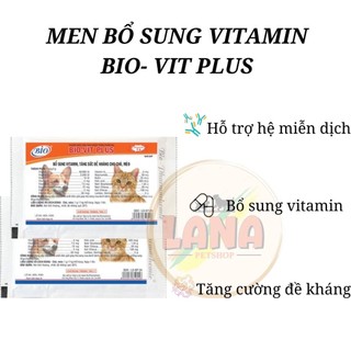 Combo 10 gói Bio Vit Plus bổ sung vitamin, tăng sức đề kháng chó mèo