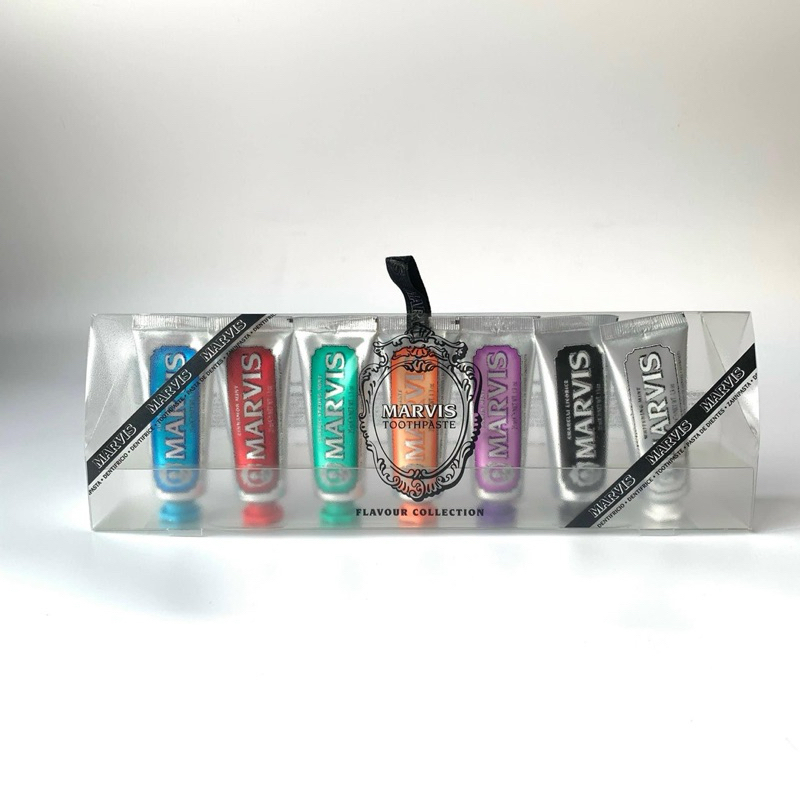 (Chính hãng) Set 7 tuýp kem đánh răng Marvis mini 25ml Made in Italia