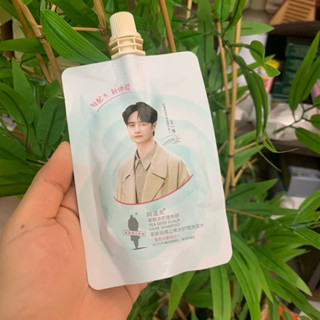 túi 50g dầu gội trà xanh giảm ngứa sạch gầu adolph