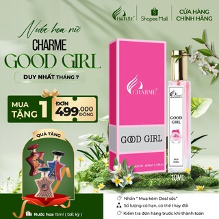 Nước Hoa Nữ CHARME GOOD GIRL 10ml Lưu Hương Lâu Nổi Bật, Lôi Cuốn_Nước Hoa Chính Hãng