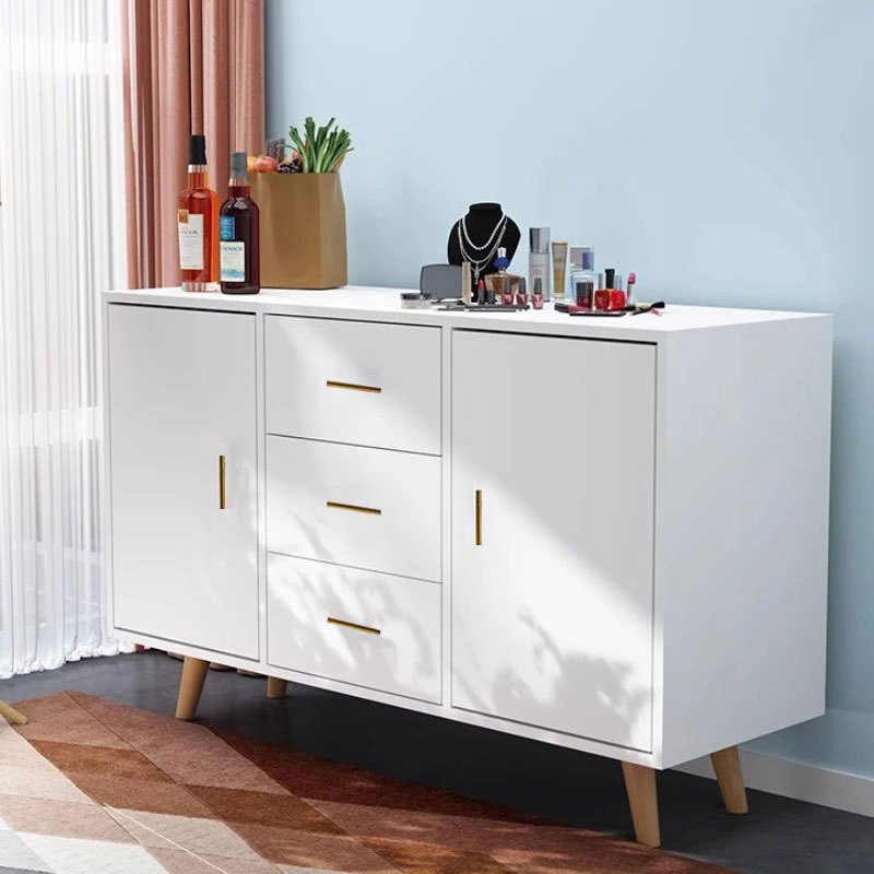 Tủ gỗ đa năng QHOME DECOR, tủ đựng đồ, KT140x40x80cm