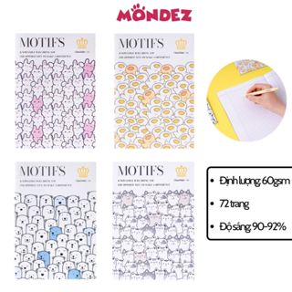 Vở B5 Kẻ Ngang BST PATTERN 72 Trang, Tập Học Sinh CLASSMATE Dòng Kẻ 2 Màu Chống Lóa NB5-07-0604