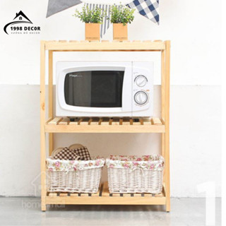 Kệ Để Lò Vi Sóng 3 Tầng 1998 Decor  Dài 60cm x Cao 75cm- Kệ Lò Vi Sóng Đa Năng Tiện Ích