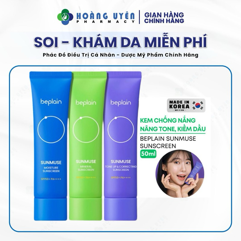Kem chống nắng Beplain Sun Muse Tone Up & Correcting Sunscreen