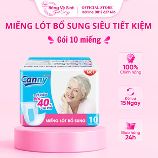 Combo 10 Miếng Lót Bổ Sung Canny Dùng Kèm Tã Cho Người Lớn Tuổi, Chống Tràn, Thấm Hút Hiệu Quả