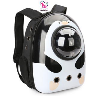 Balo đựng mèo chó phi hành gia vận chuyển thú cưng nhiều hoạ tiết Hoshi Pet BL03