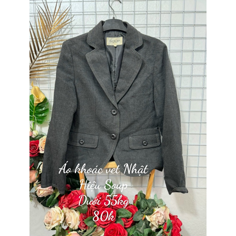 (2hand Nhật) Áo khoác vet Nhật