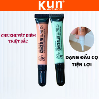 Che khuyết điểm triệt sắc She All In One Màu Cam Và Xanh che mọi khuyết điểm Halomi