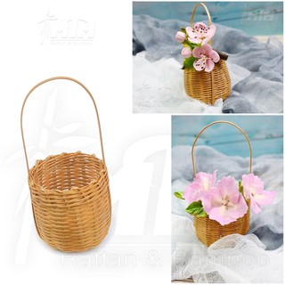 Giỏ tre / Giỏ mắm nhí (mini) - Phụ kiện decor, trang trí chụp hình sản phẩm, đạo cụ giảng dạy