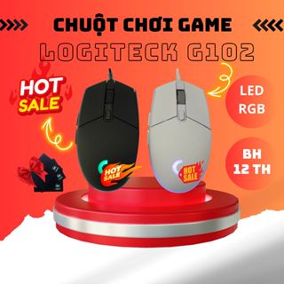 Chuột Chơi Game, Chuột máy tính có dây Logitech G102 LED RGB ( 2 phiên bản OEM Và Chính Hãng ) DPI 8000, BH 12 Tháng
