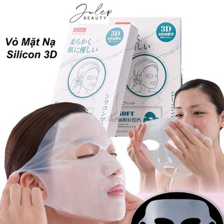 Vỏ mặt nạ silicon 3d ngăn bay hơi và cố định khi đắp mặt nạ - julep ebauty