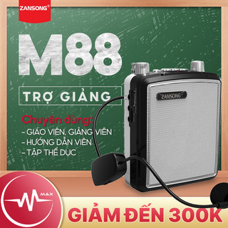 Loa Trợ Giảng Zangsong M88 Chính Hãng - Hỗ Trợ Tăng Cường Giọng Nói, Chuyên Dùng Cho Giảng Viên, Giáo Viên, HD Viên