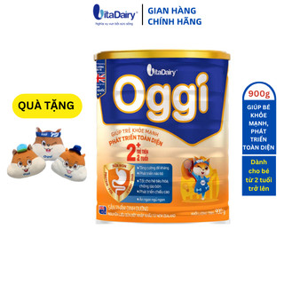Sữa bột Oggi 2+ 900g giúp bé khỏe mạnh, phát triển toàn diện - VitaDairy
