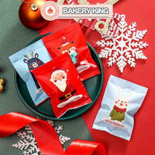  Túi đựng bánh kẹo hàn miệng nhiều kích thước hoạ tiết Giáng Sinh - BAKERY KING 