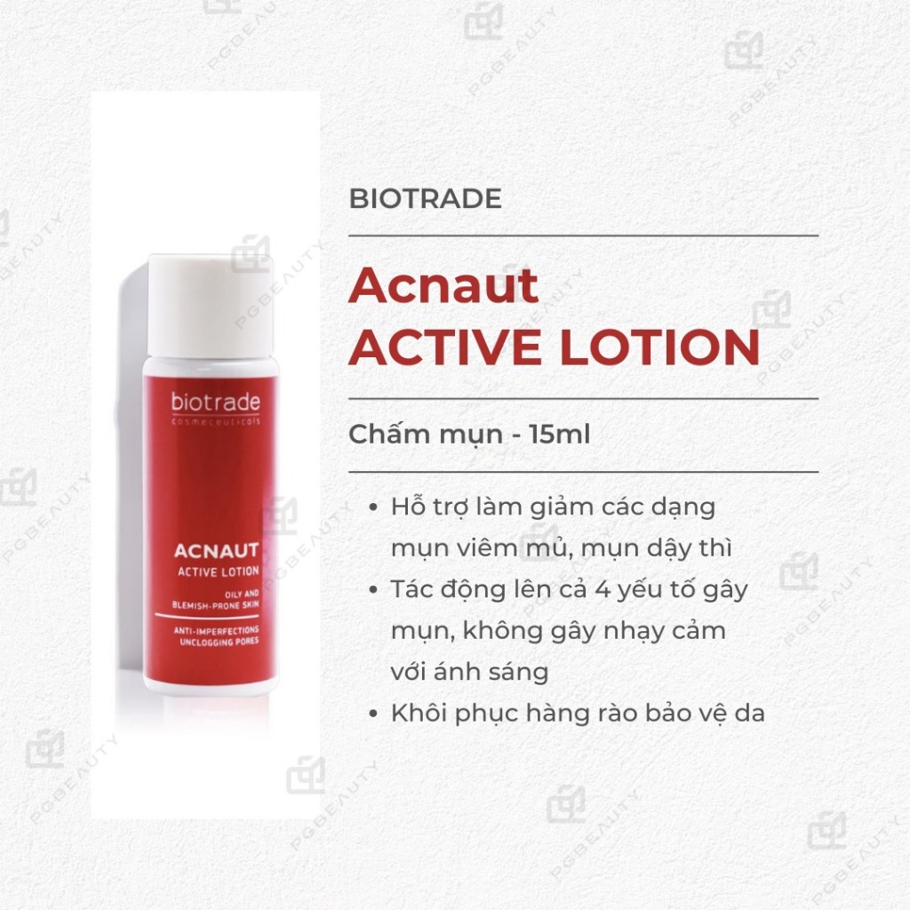 Dung dịch chấm mụn Biotrade Acnaut Active Lotion 15ml