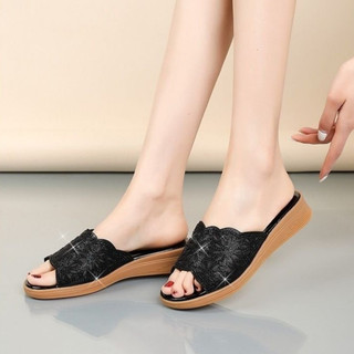 Dép quai ngang cho mẹ đế xuồng cao 3.5cm