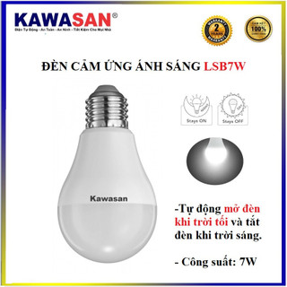 Bóng đèn cảm ứng ánh sáng Kawasan LSB7W