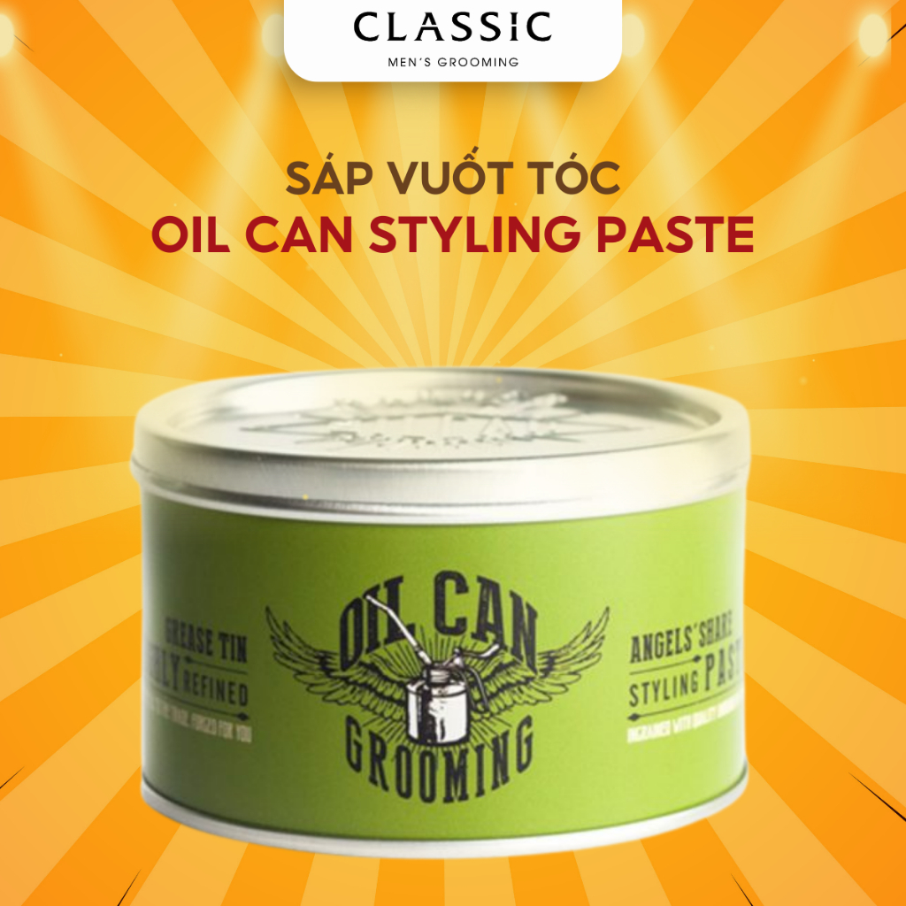 Sáp vuốt tóc Oil Can Grooming Angels’ Share Styling Paste