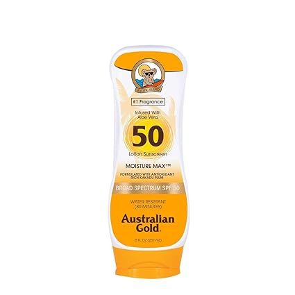Kem chống nắng dưỡng ẩm kháng nước Australian Gold Sunscreen Lotion SPF 50 237ml (Mỹ)