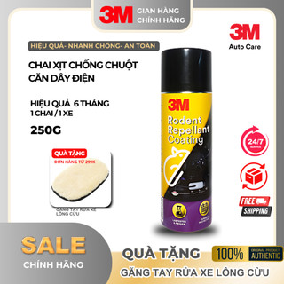 [SSPIC199K - GIẢM 10% ]Chai Xịt Chống Chuột căn dây điện khoang máy oto - 3M™ Rodent Repellant Coating 250g